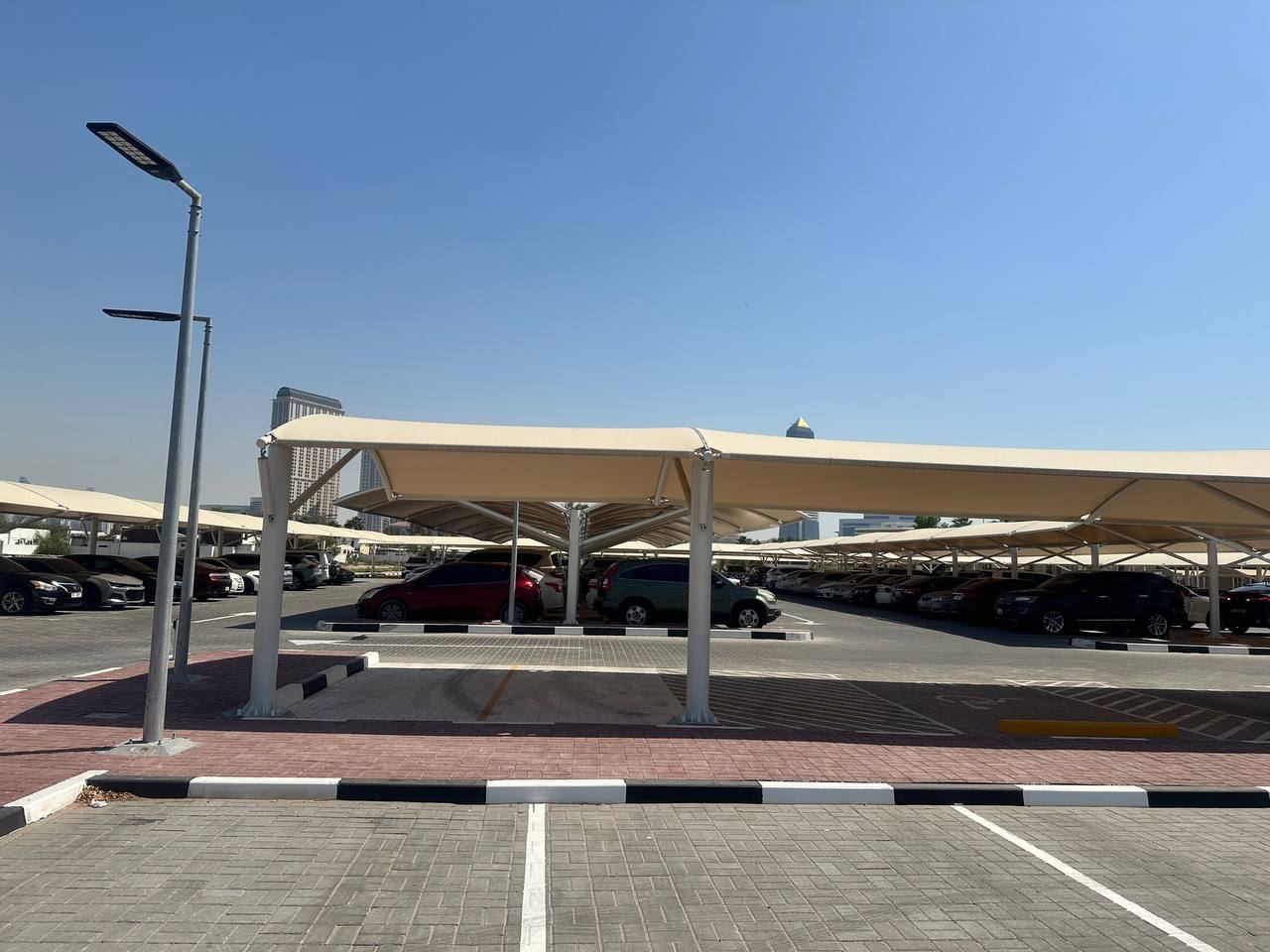 Rashid Hospital — Parking Shade Structures — 5