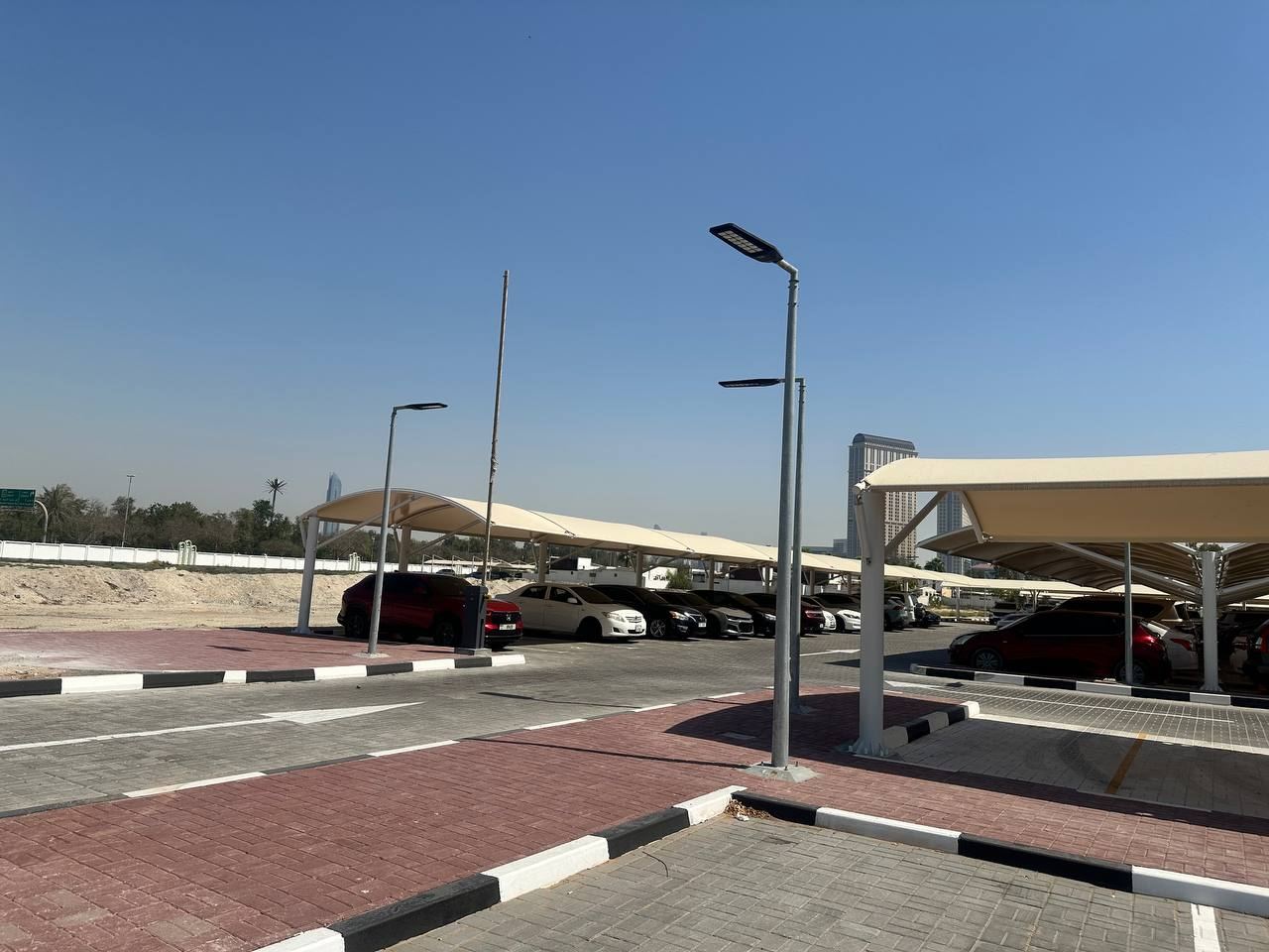 Rashid Hospital — Parking Shade Structures — 2
