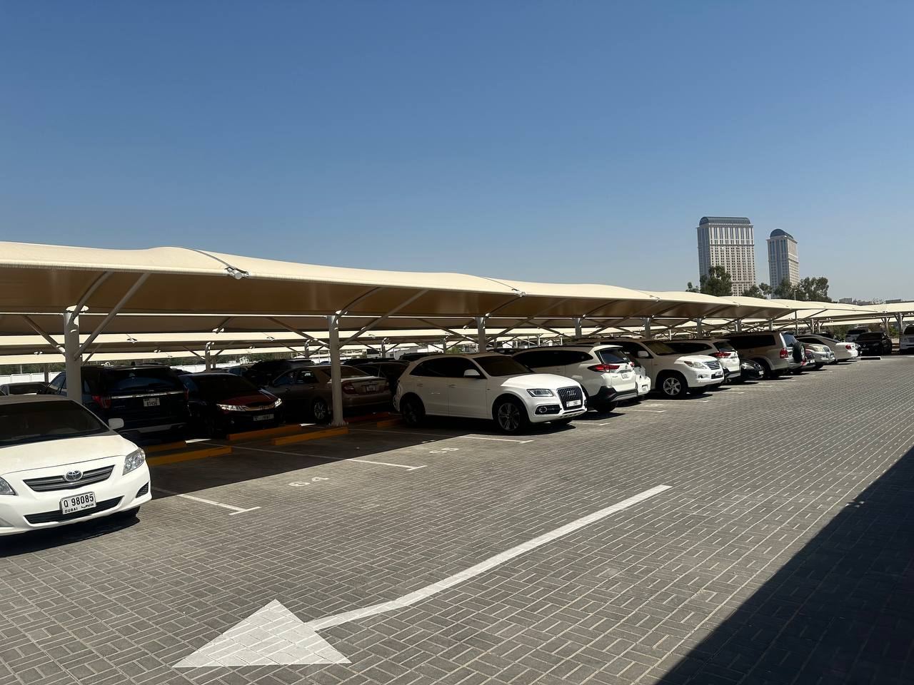 Rashid Hospital — Parking Shade Structures — 4