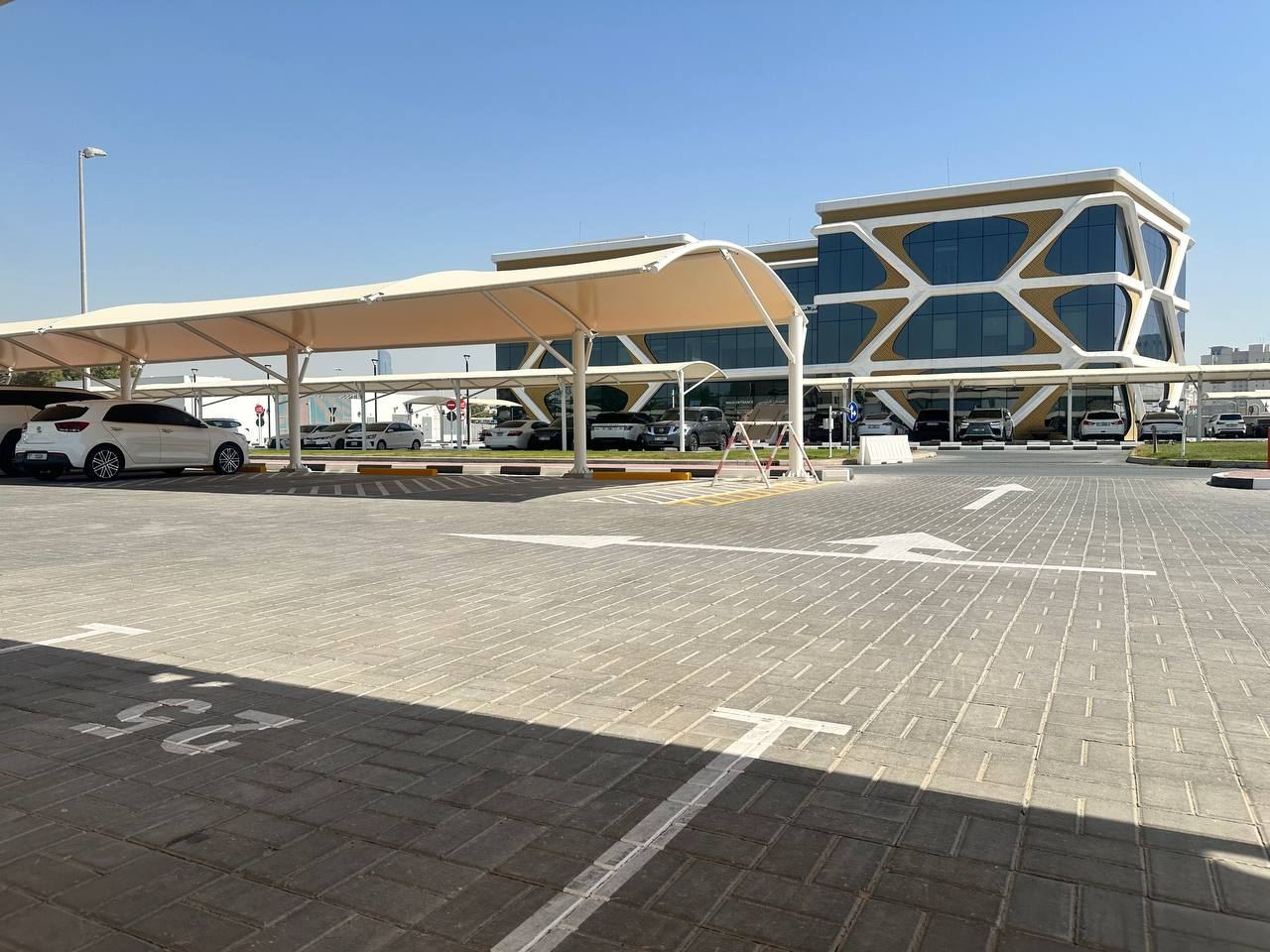 Rashid Hospital — Parking Shade Structures — 1